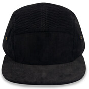 7 Panel Corduroy Snapback Cap