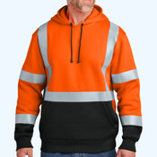 Ansi 107 Class 3 Heavy Duty Fleece Pullover Hoodie