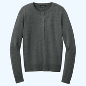 Women's Easy Care Crewneck Cardigan Sweater
