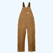 Short Firm Duck Insulated Bib Overalls