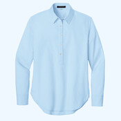 Women's Long Sleeve Modern Oxford Shirt