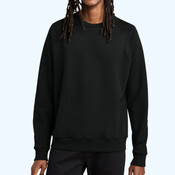 Unisex Organic CVC Fleece Crewneck Sweatshirt