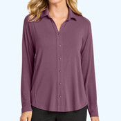 Women's Luxe Knit Button Tunic
