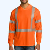 Ansi 107 Class 3 Long Sleeve Segmented Tape Hooded Tee