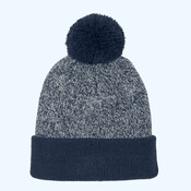 Halftime Heather Pom Beanie