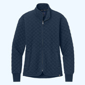 Women's Diamond Quilt Full Zip
