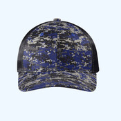 Digi Camo Snapback Trucker Cap