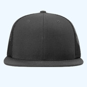 Acrylic Wool Blend Flatbill Trucker