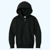 Youth Core Fleece Full Zip Hooded Sweatshirt