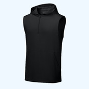 Sport Wick ® Stretch Sleeveless Hooded 1/4 Zip