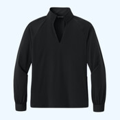 Women's Long Sleeve Buttery Soft Popover Blouse