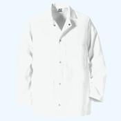 Gripper Front Short Butcher Coat