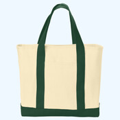 Ideal Twill Two Tone Shopping Tote