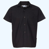 Poplin Cook Shirt with Gripper Closures