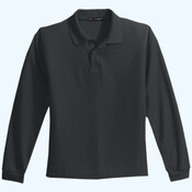 Youth Long Sleeve Silk Touch Polo