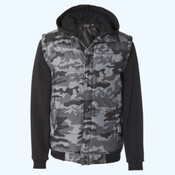 Nylon Vest with Fleece Sleeves