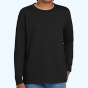 Youth Heavy Cotton 100% Cotton Long Sleeve T Shirt