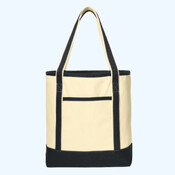 Large Cotton Canvas Tote