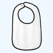 Infant Contrast Trim Terry Bib