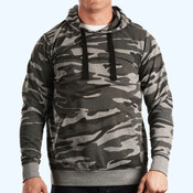 Enzyme-Washed French Terry Hooded Sweatshirt