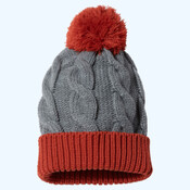 Chunk Twist Cuffed Beanie