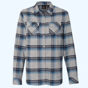 Women's Yarn-Dyed Long Sleeve Flannel Shirt