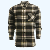 Open Pocket Flannel Shirt