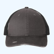 Distressed Mesh Back Cap