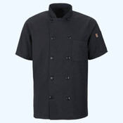 Mimix™ Short Sleeve Chef Coat with OilBlok