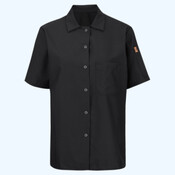 Women's Mimix™ Short Sleeve Cook Shirt with OilBlok