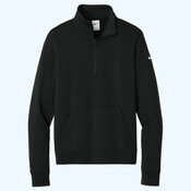 Women's Club Fleece Sleeve Swoosh 1/2 Zip