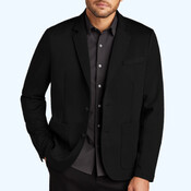 Relaxed Knit Blazer